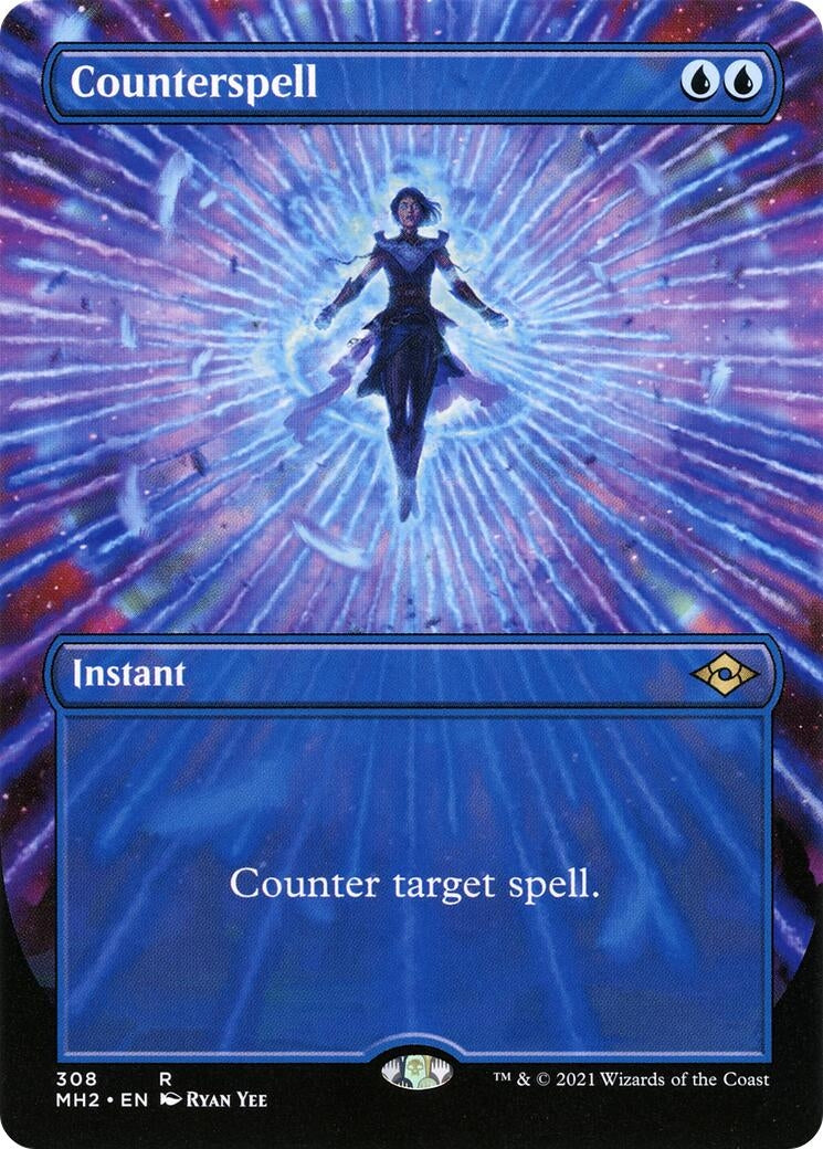 Counterspell (Borderless) (308) [MH2] - MTG Single