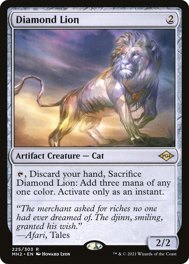 Diamond Lion (225) [MH2] - MTG Single