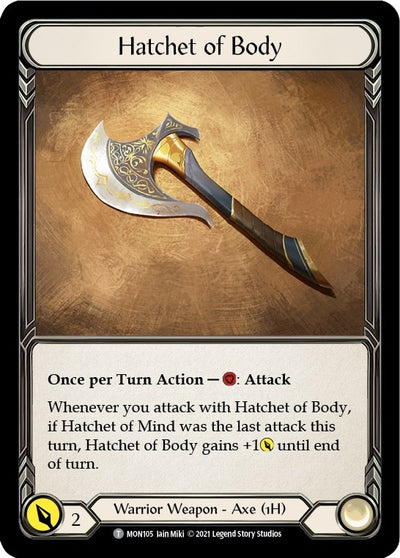 Hatchet of Body // Spectral Shield (0) [MON]