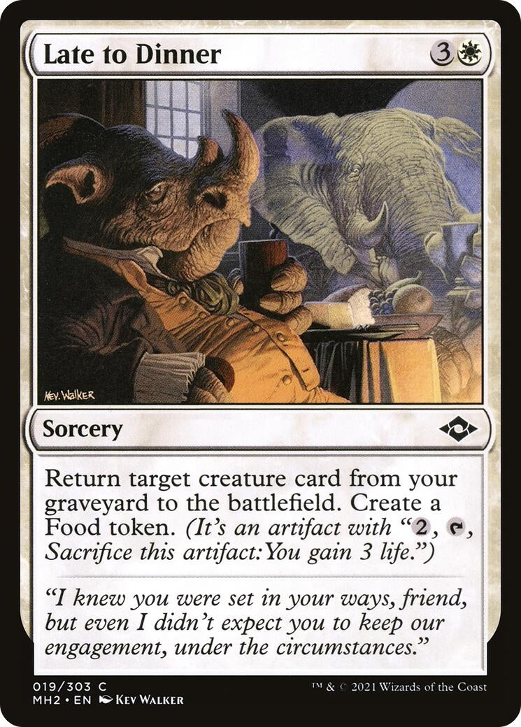 Late to Dinner (19) [MH2] - MTG Single