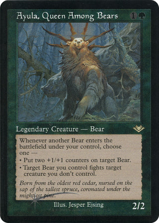 Ayula Queen Among Bears (Retro Frame) (Foil Etched) (19) [MH1] - MTG Single