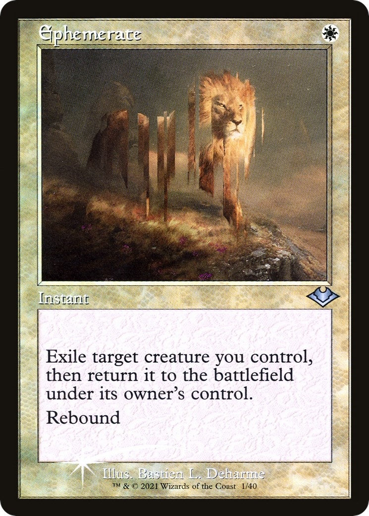 Ephemerate (Retro Frame) (1) [MH1] - MTG Single