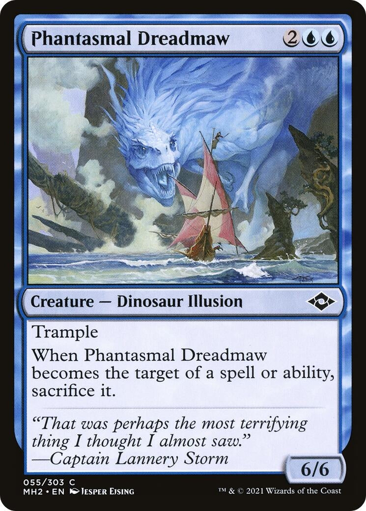 Phantasmal Dreadmaw (55) [MH2] - MTG Single