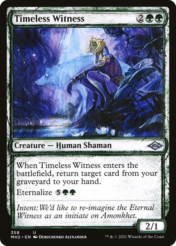 Timeless Witness (Showcase) (358) [MH2] - MTG Single