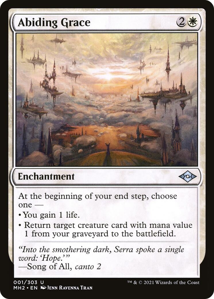 Abiding Grace (1) [MH2] - MTG Single