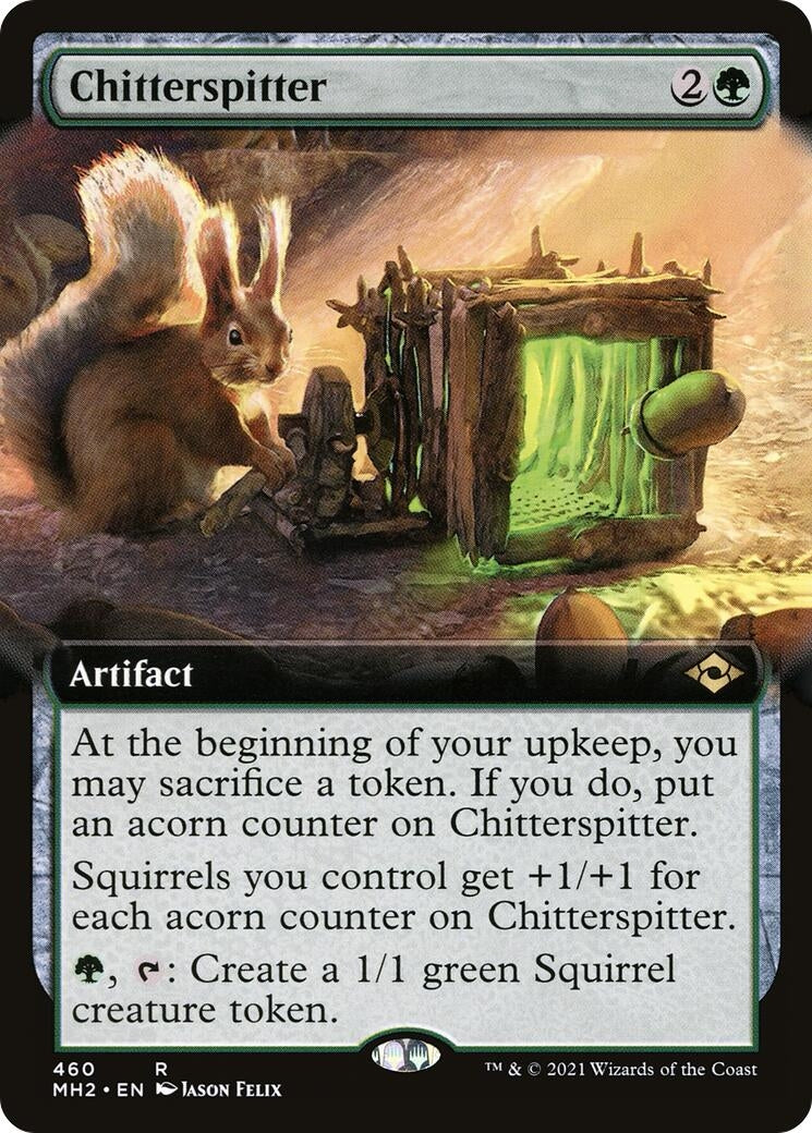 Chitterspitter (Extended Art) (460) [MH2] - MTG Single