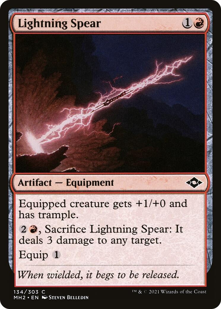 Lightning Spear (134) [MH2] - MTG Single