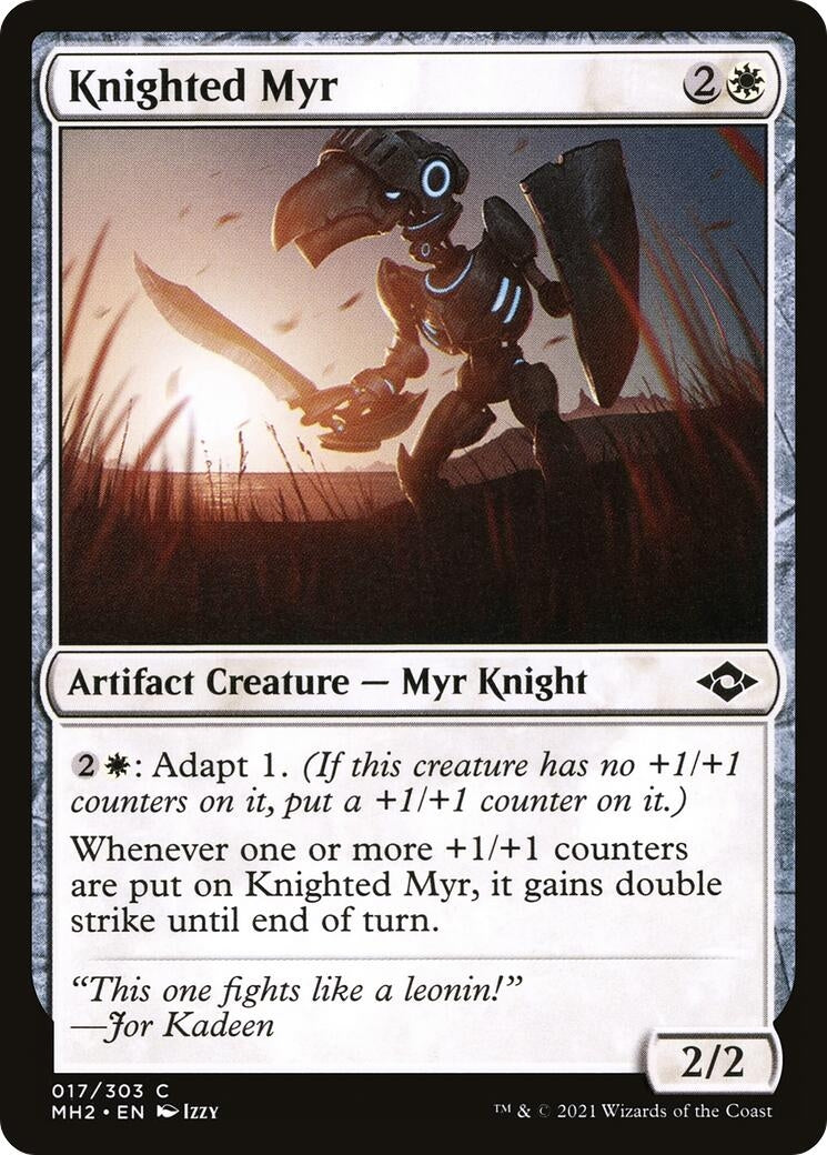 Knighted Myr (17) [MH2] - MTG Single