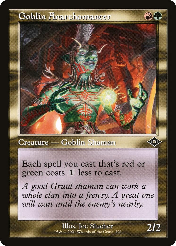 Goblin Anarchomancer (Retro Frame) (421) [MH2] - MTG Single