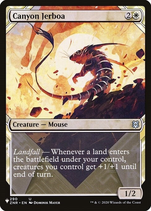Canyon Jerboa (Showcase) (290) [LIST] - MTG Single