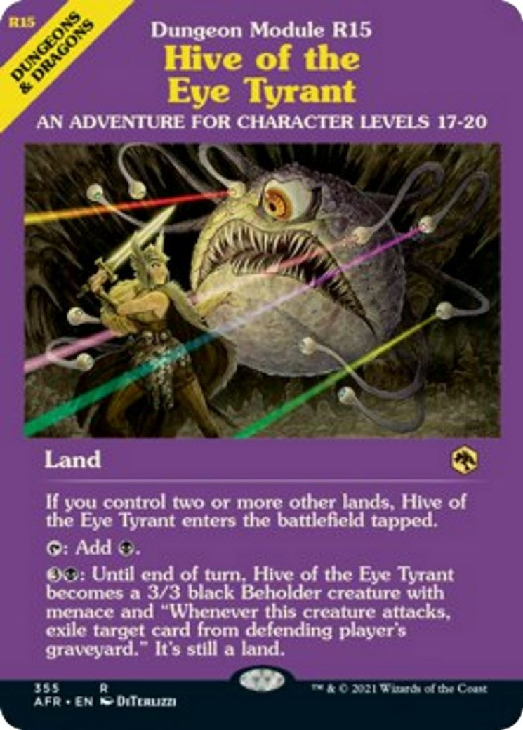 Hive of the Eye Tyrant (Dungeon Module) (355) [AFR] - MTG Single
