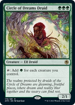 Circle of Dreams Druid (176) [AFR] - MTG Single