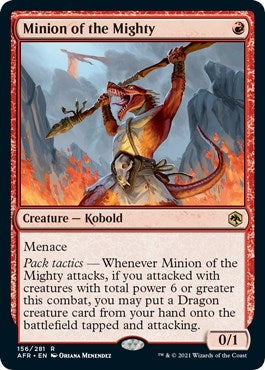 Minion of the Mighty (156) [AFR] - MTG Single