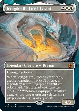 Icingdeath Frost Tyrant (Borderless) (287) [AFR] - MTG Single