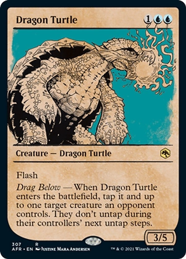 Dragon Turtle (Showcase) (307) [AFR] - MTG Single