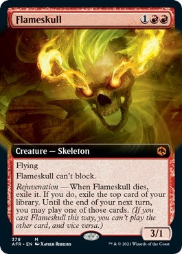 Flameskull (Extended Art) (378) [AFR] - MTG Single