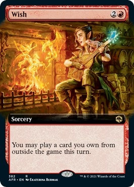 Wish (Extended Art) (382) [AFR] - MTG Single