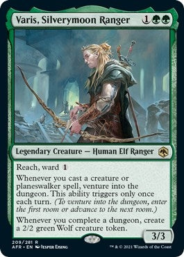 Varis Silverymoon Ranger (209) [AFR] - MTG Single