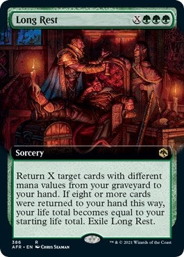 Long Rest (Extended Art) (386) [AFR] - MTG Single