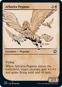 Arborea Pegasus (Showcase) (299) [AFR] - MTG Single