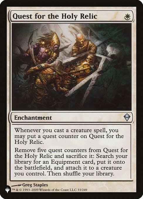 Quest for the Holy Relic (33) [LIST] - MTG Single