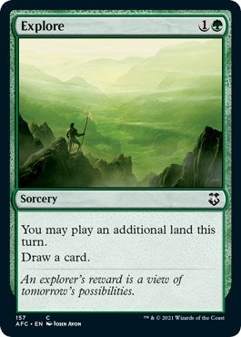 Explore (157) [AFC] - MTG Single