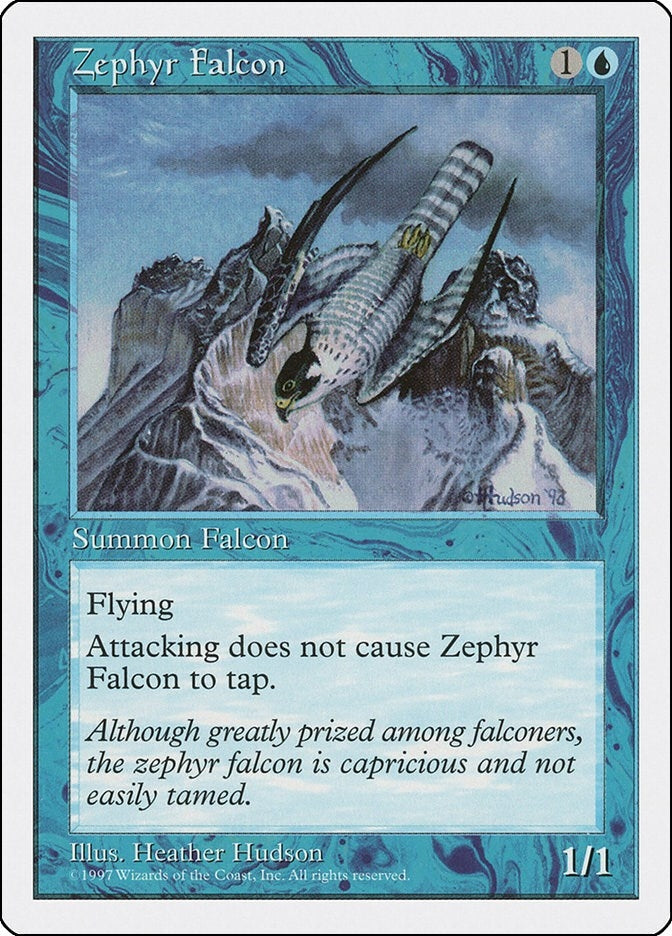 Zephyr Falcon [5ED] - MTG Single