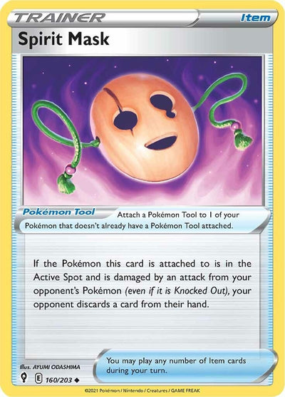 Spirit Mask (160/203) (SWSH07: Evolving Skies)
