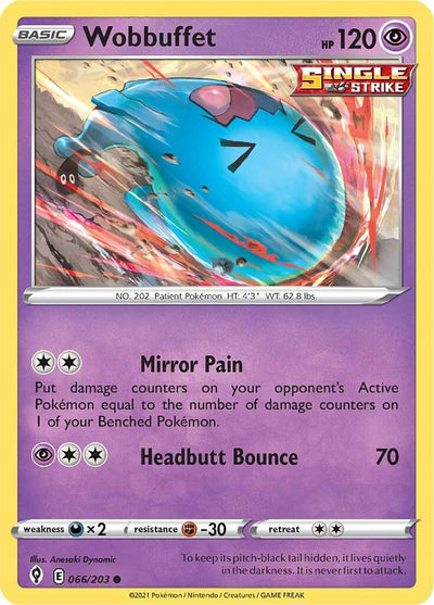 Wobbuffet (066/203) (SWSH07: Evolving Skies)