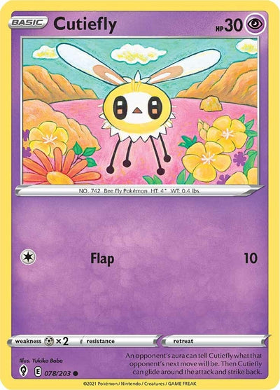 Cutiefly (078/203) (SWSH07)