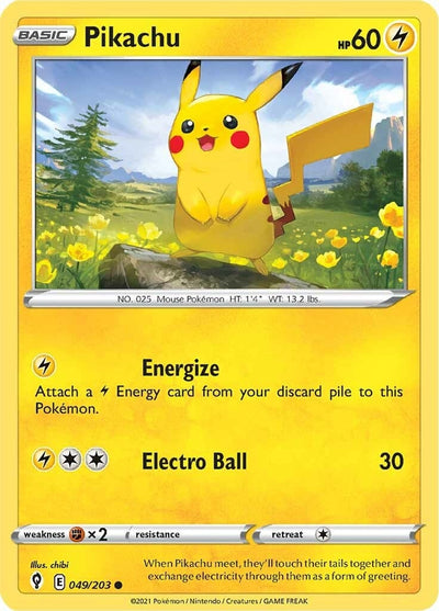 Pikachu (049/203) (SWSH07)