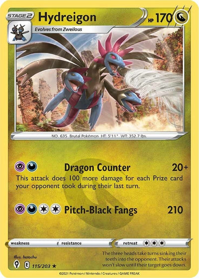 Hydreigon (115/203) (SWSH07)