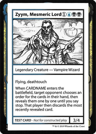 Zyym Mesmeric Lord (No PW Symbol) [CMB1] - MTG Single