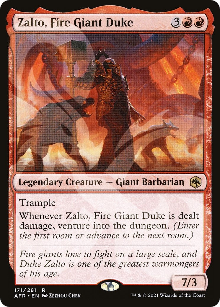 Zalto Fire Giant Duke (171) [AFR&] - MTG Single