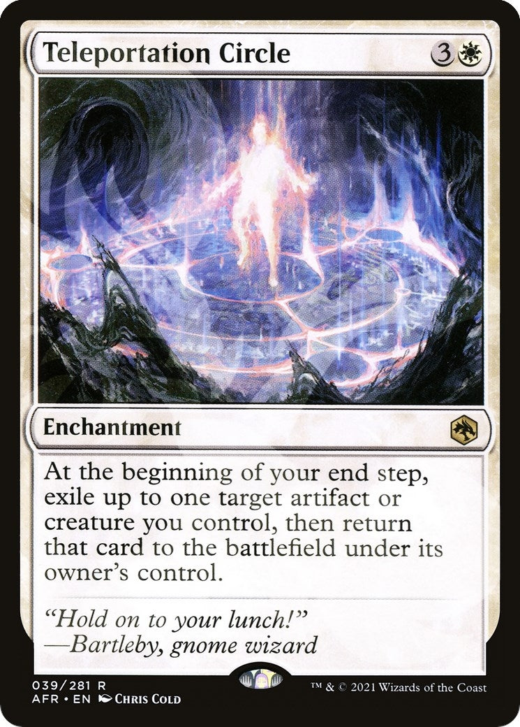Teleportation Circle (39) [AFR&] - MTG Single