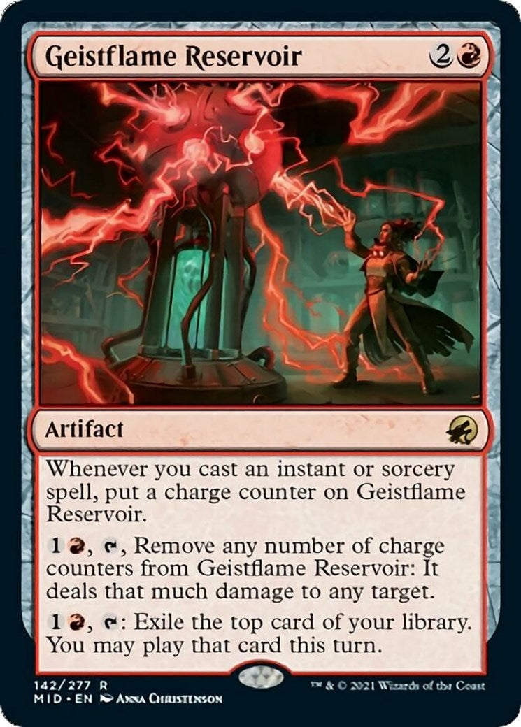 Geistflame Reservoir (142) [MID] - MTG Single