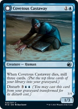 Covetous Castaway (45) [MID] - MTG Single