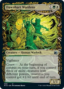Dawnhart Wardens (Showcase) (308) [MID] - MTG Single
