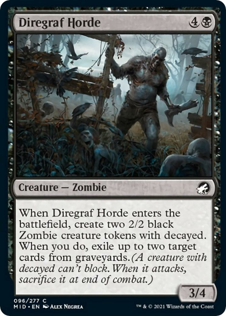 Diregraf Horde (96) [MID] - MTG Single