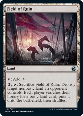 Field of Ruin (262) [MID] - MTG Single