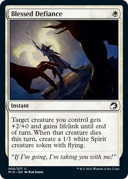 Blessed Defiance (5) [MID] - MTG Single