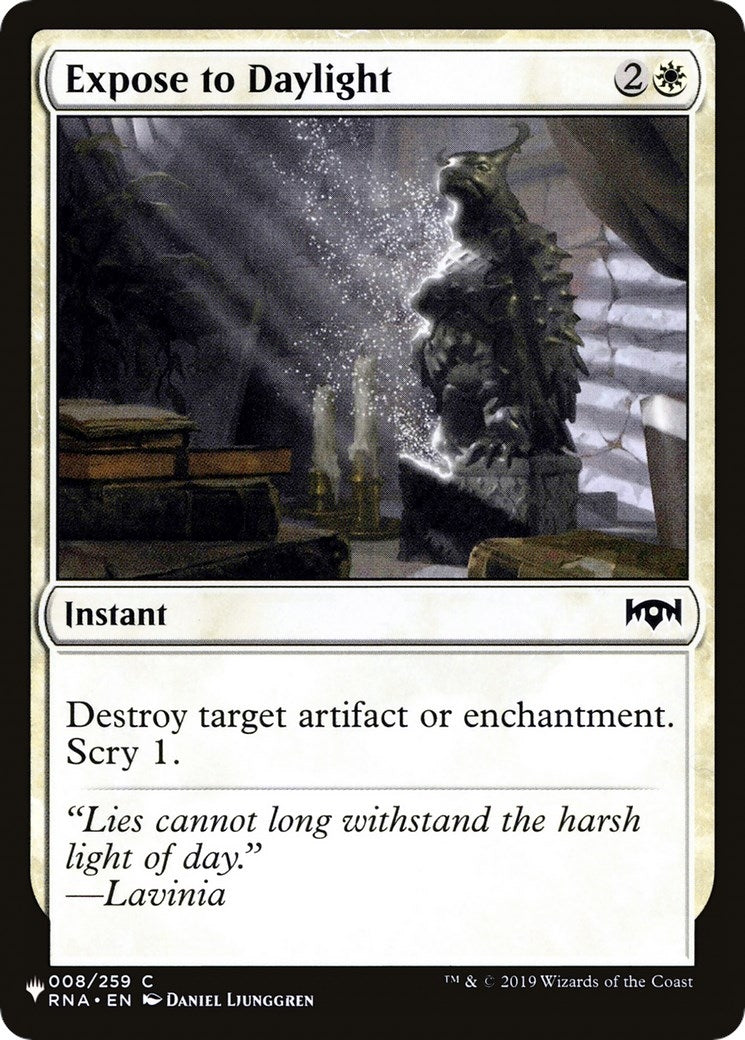 Expose to Daylight (8) [LIST] - MTG Single
