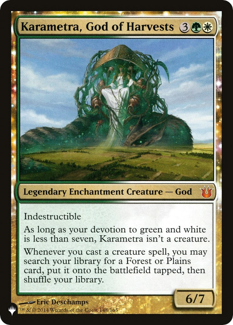 Karametra God of Harvests (148) [LIST] - MTG Single