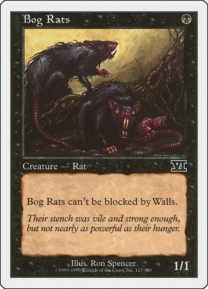 Bog Rats (117) [6ED] - MTG Single