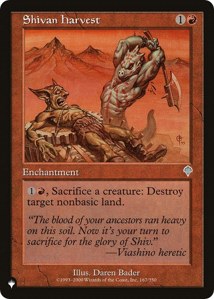 Shivan Harvest (167) [LIST] - MTG Single