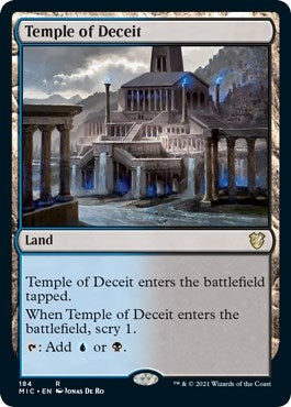Temple of Deceit (184) [MIC] - MTG Single