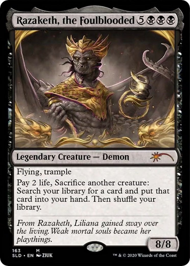 Razaketh the Foulblooded (163) [SLD] - MTG Single