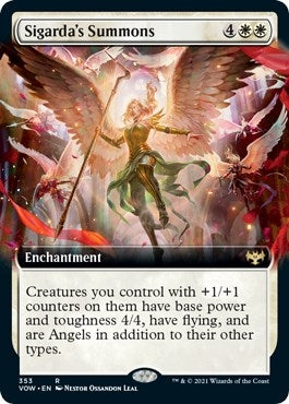 Sigarda’s Summons (Extended Art) (353) [VOW] - MTG Single