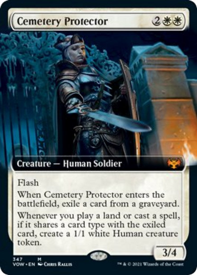 Cemetery Protector (Extended Art) (347) [VOW] - MTG Single