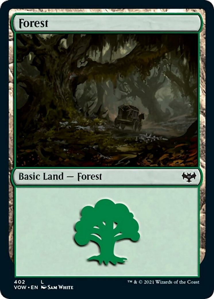 Forest (402) (402) [VOW] - MTG Single